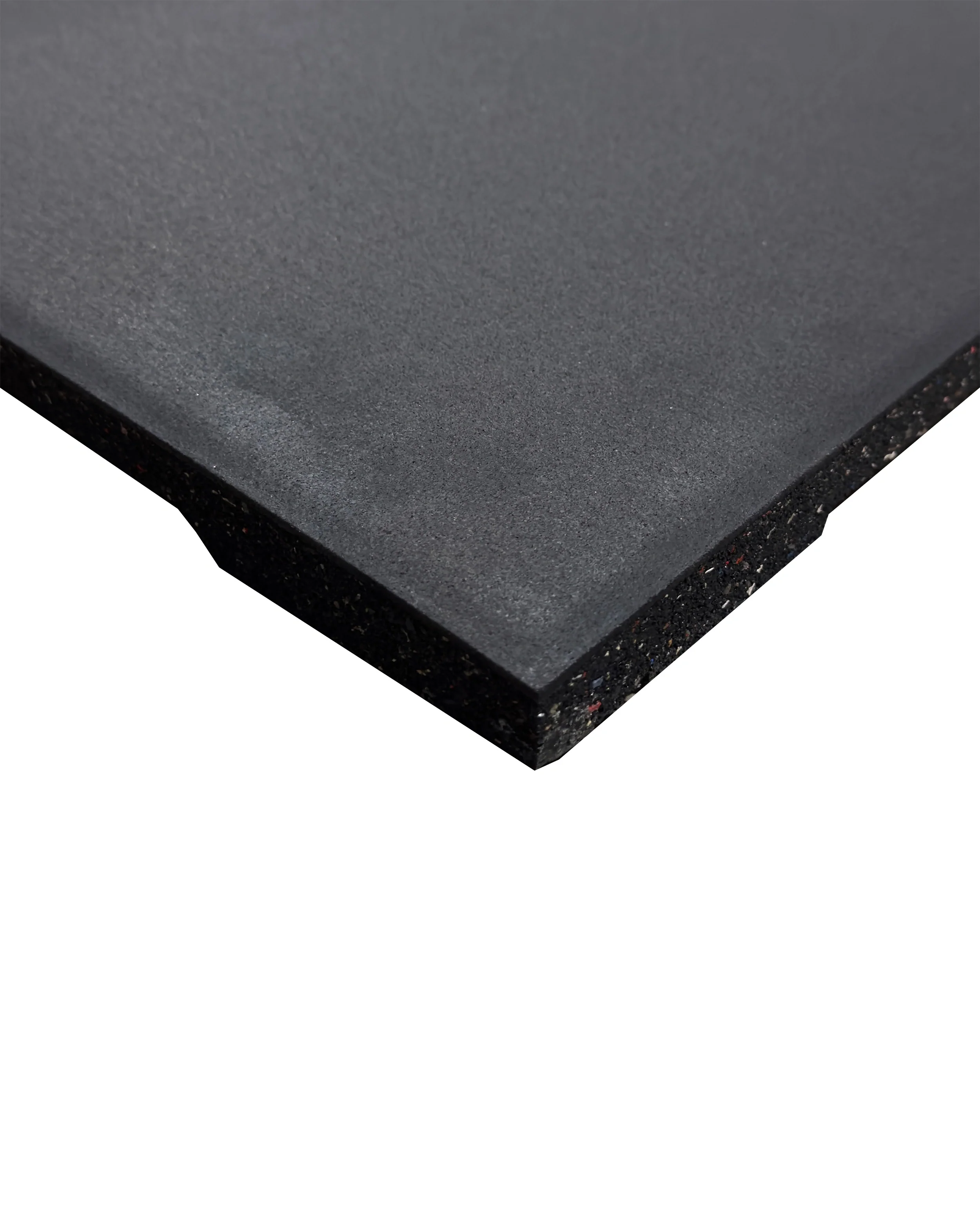30mm Premium Black Rubber Gym Floor Tile (1m x 0.5m / Black) - Image 3