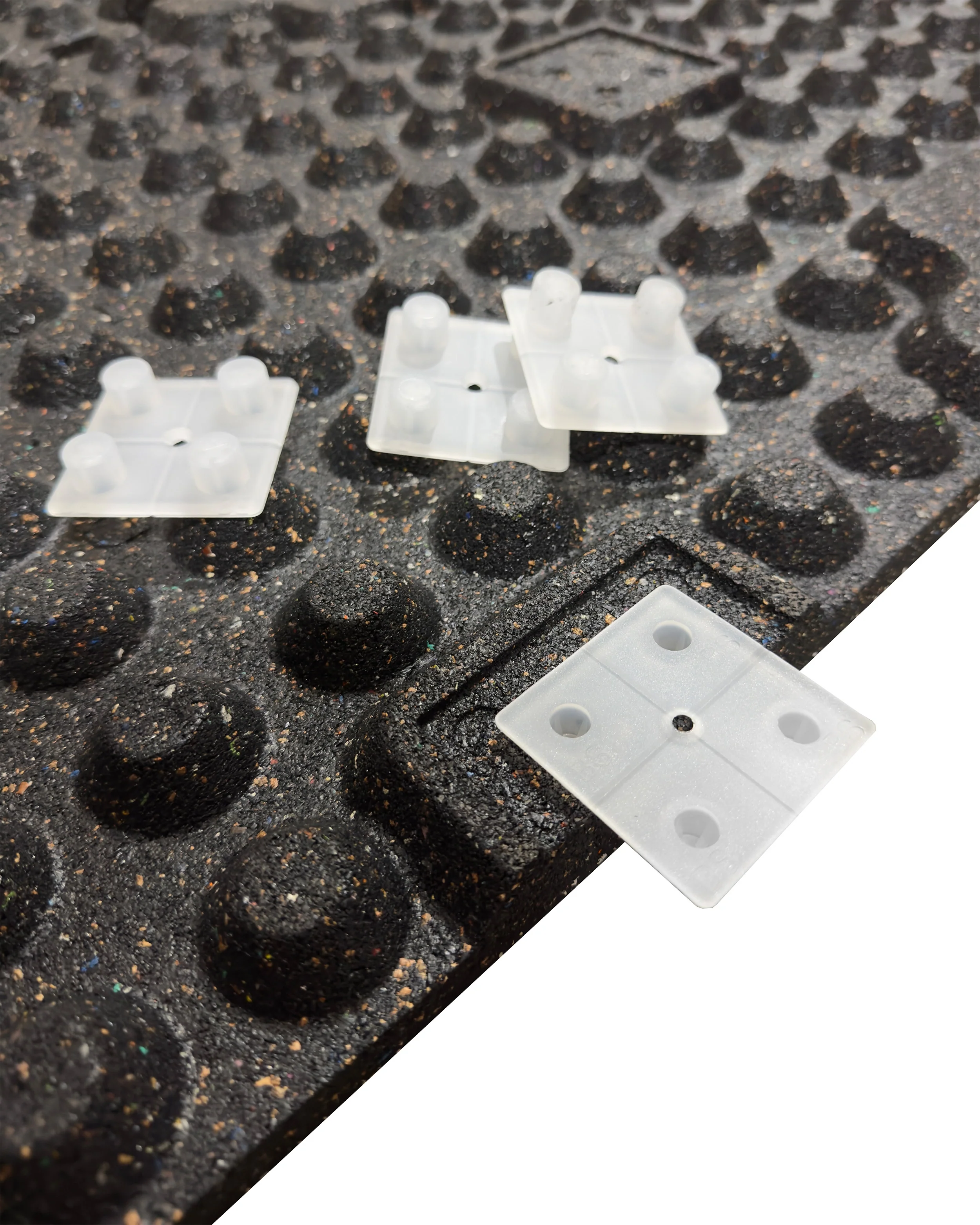 40mm Premium Black Rubber Tile (1m x 0.5m / Grey Fleck) - Image 5
