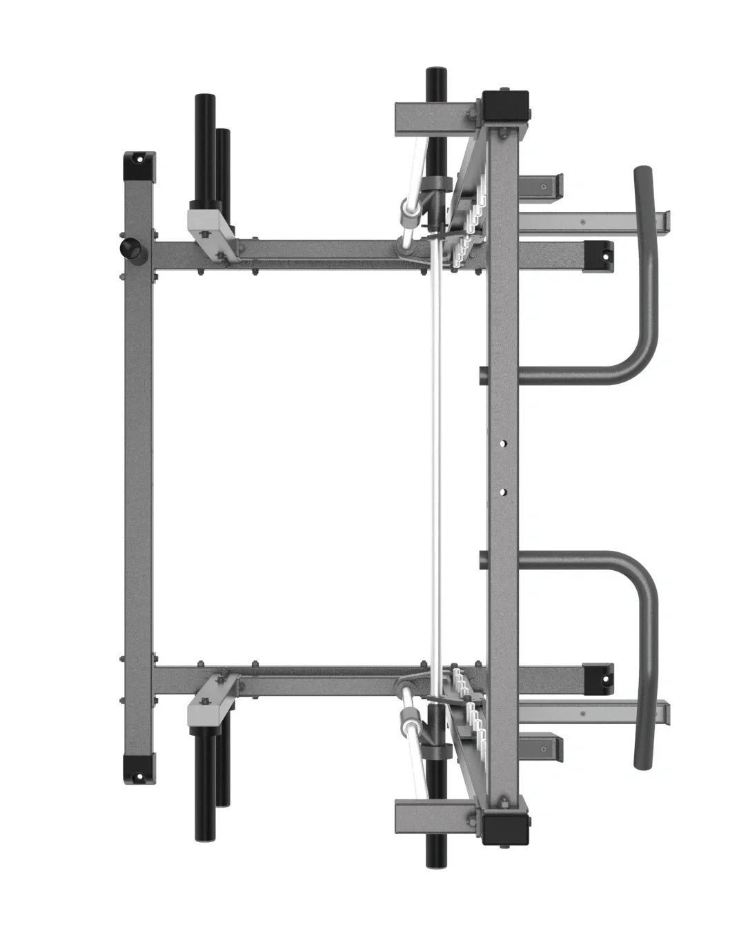 Pro Series Plate Loaded, Half Cage Smith Machine - Image 4